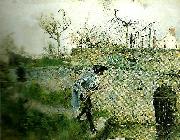 Carl Larsson hostmotiv karin i grez Spain oil painting artist